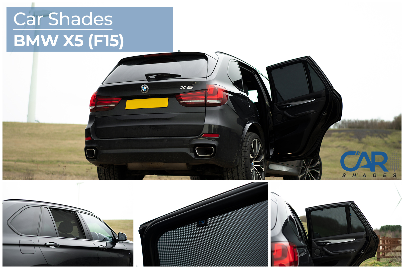Car Shades - Rear Door Set