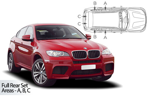 Car Shades BMW X6 ( E71 ) 5 door 08-14 Full Rear Set