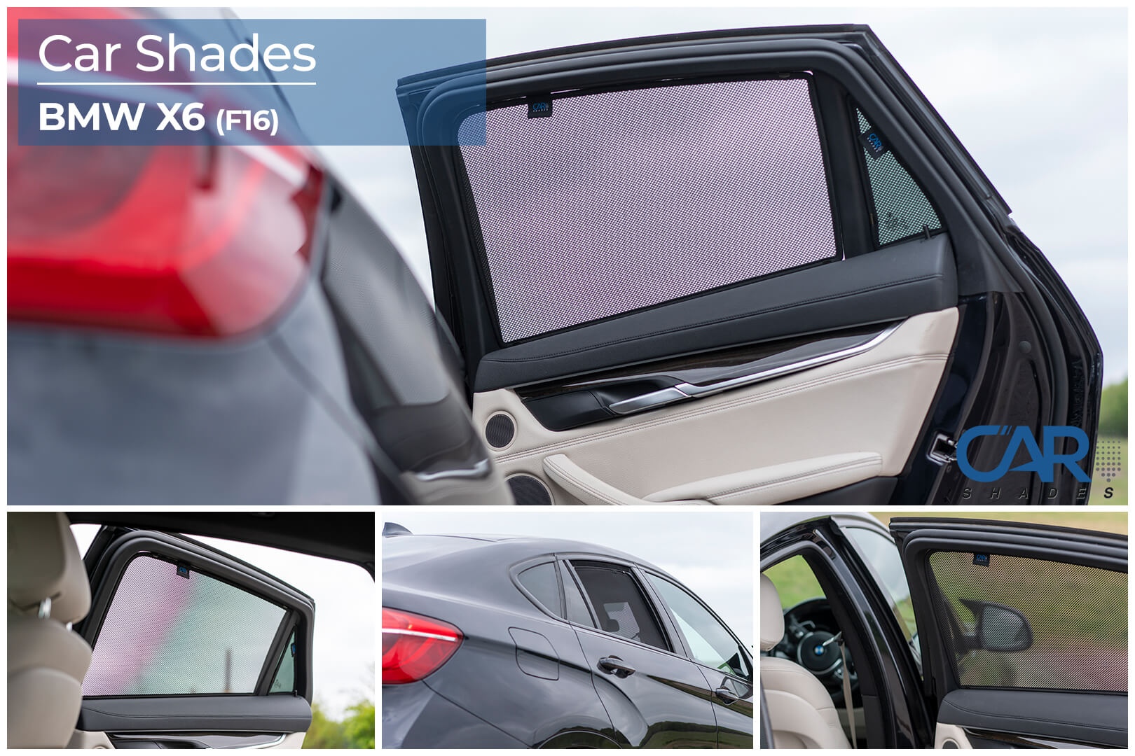 Car Shades - Rear Door Set