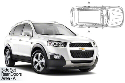 Car Shades - Chevrolet Captiva 5dr 11-16 Rear Door Set