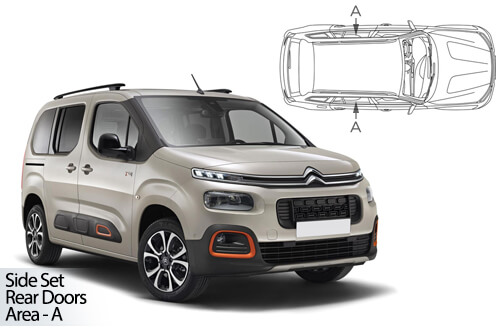 Car Shades - Citroen Berlingo Multispace XL 2018> Rear Door Set