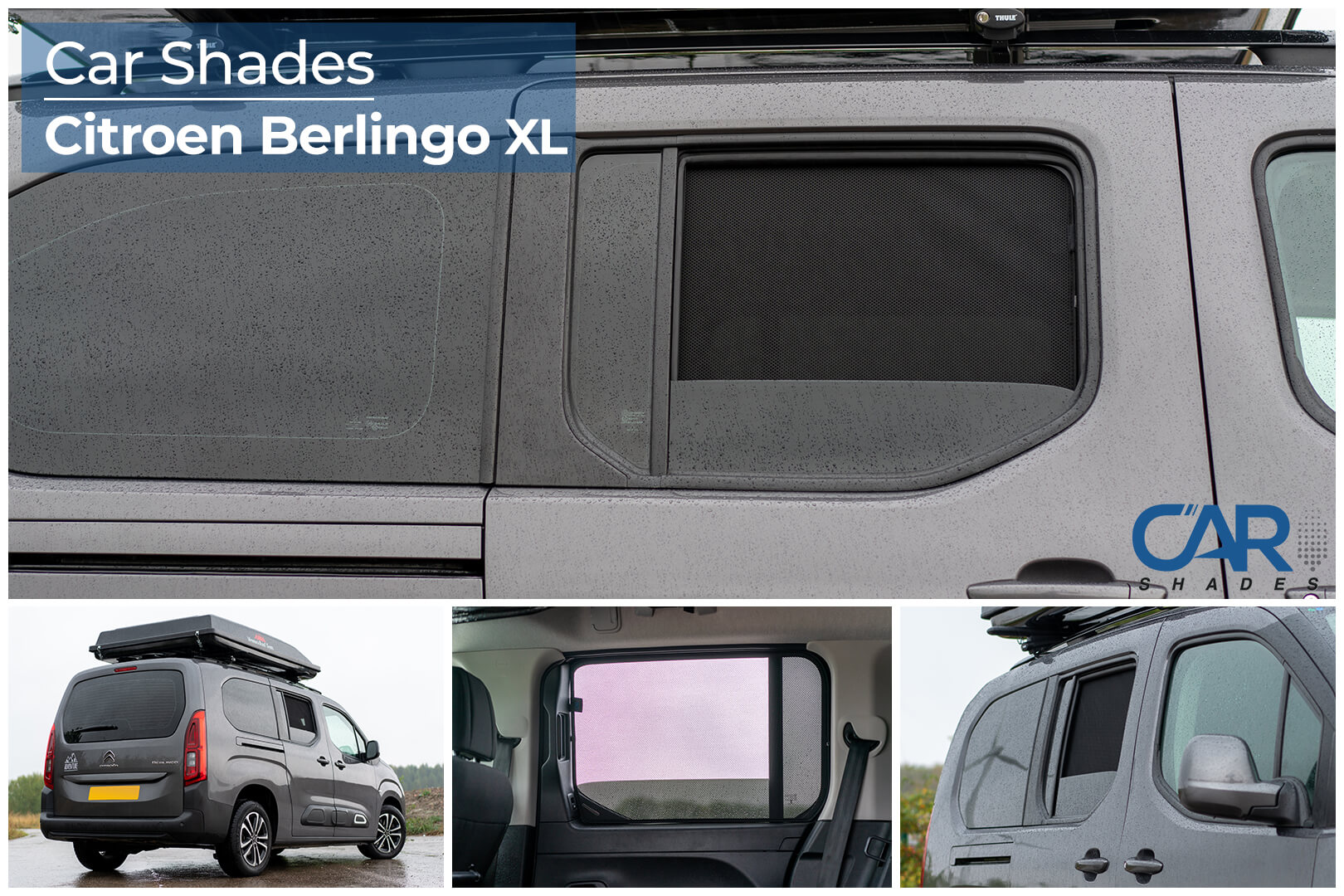 Car Shades - Rear Door Set