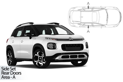 Car Shades - Citroen C3 Aircross 2017> -  Rear Door Set