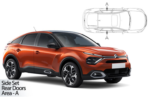 Car Shades - Citroen C4 5dr 2020> Rear Door Set