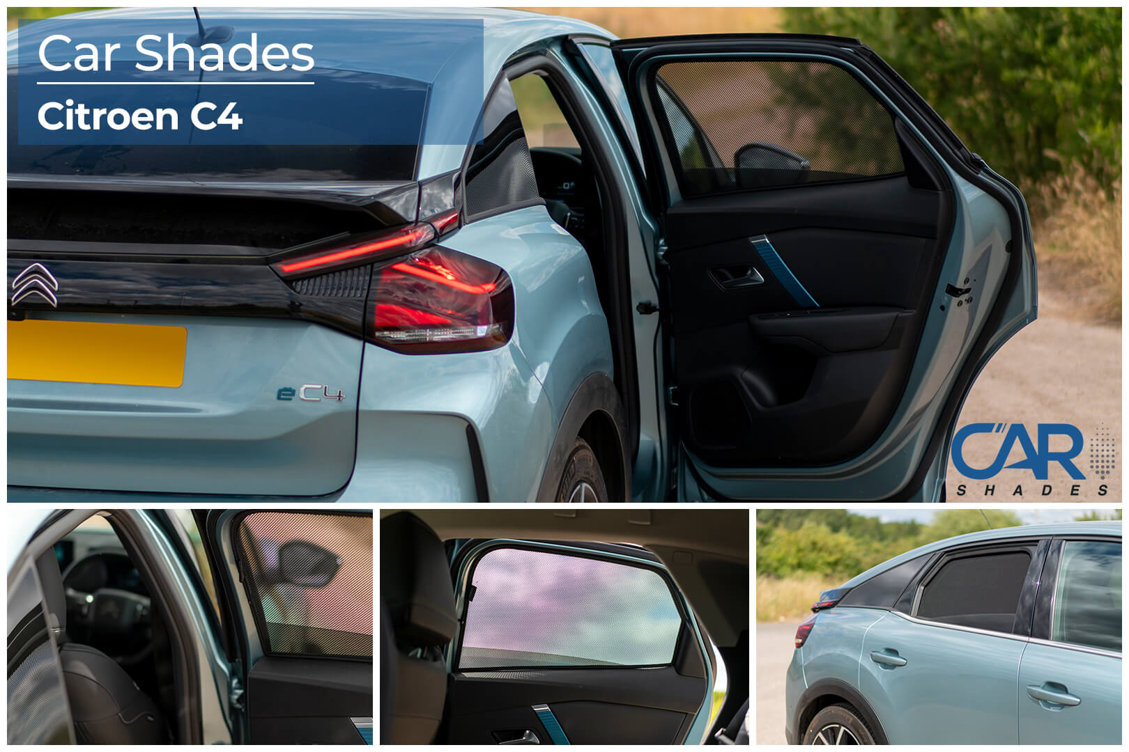 Car Shades - Rear Door Set