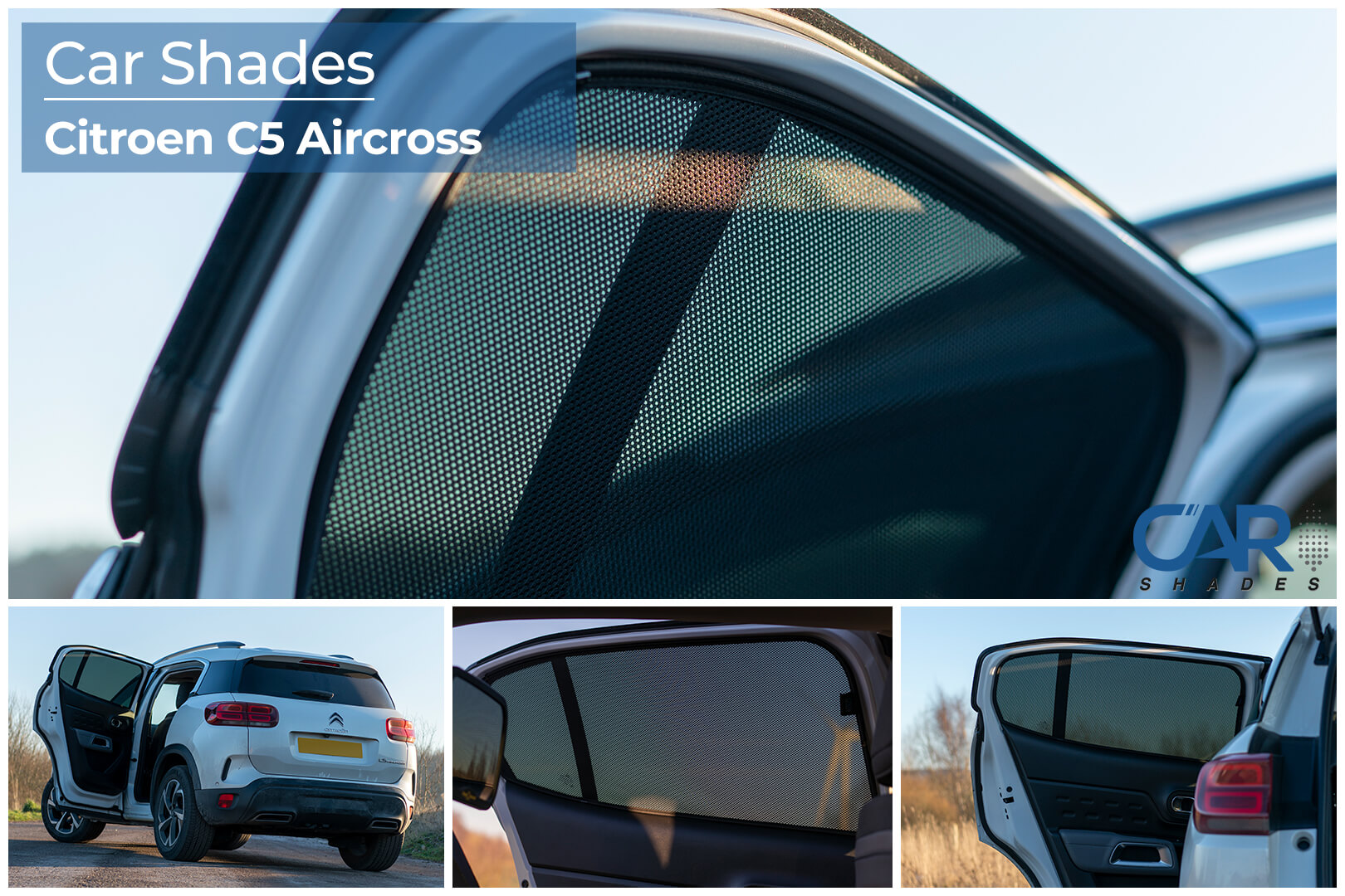 Car Shades - Rear Door Set