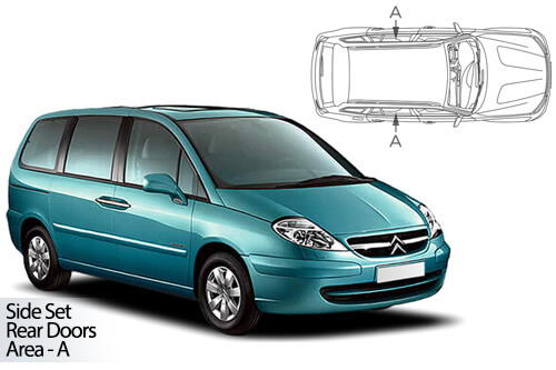 UV Car Shades - Citroen C8 5dr 02-14 Rear Door Set