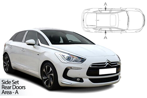 UV Car Shades - Citroen DS5 5DR 11-18 Rear Door Set
