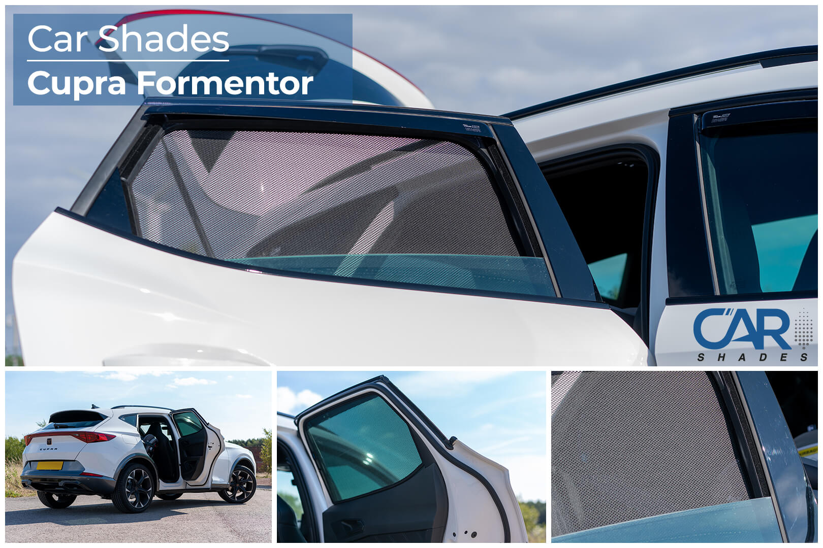 Car Shades - Rear Door Set