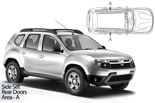 UV Car Shades - Dacia Duster 5dr 10-18 Rear Door Set