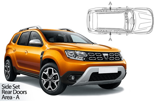Car Shades Dacia Duster 5dr 2018> Rear Door Set
