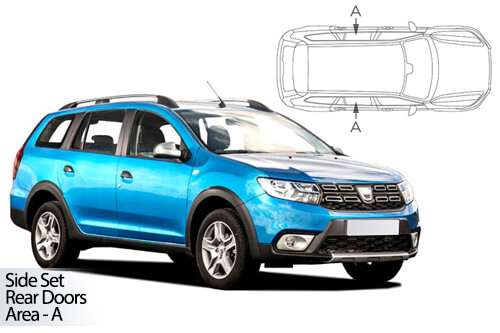UV Car Shades - Dacia Logan II MCV 2012>20 Rear Door Set