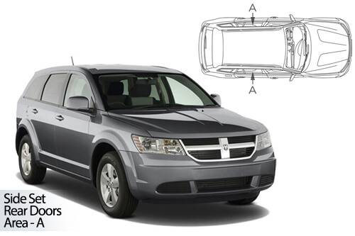 Car Shades Dodge Journey	5 door 08-11 Rear Door Set