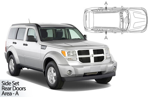 Car Shades Dodge Nitro 5 door 07-12 Rear Door Set