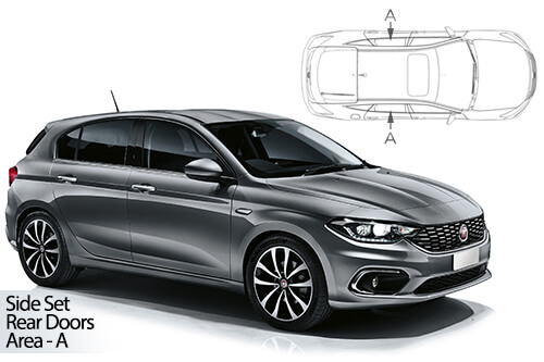 Car Shades Fiat Tipo 5dr 2015> - Rear Door Set