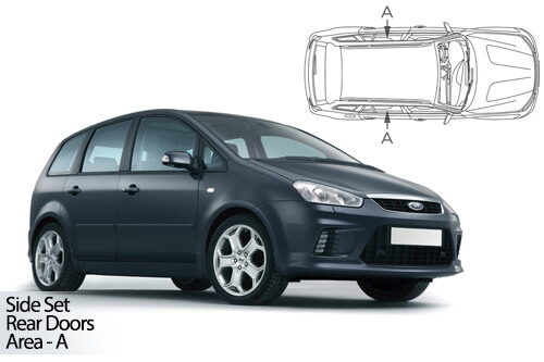 Car Shades Ford C-Max 5 door 03-10 Rear Door Set