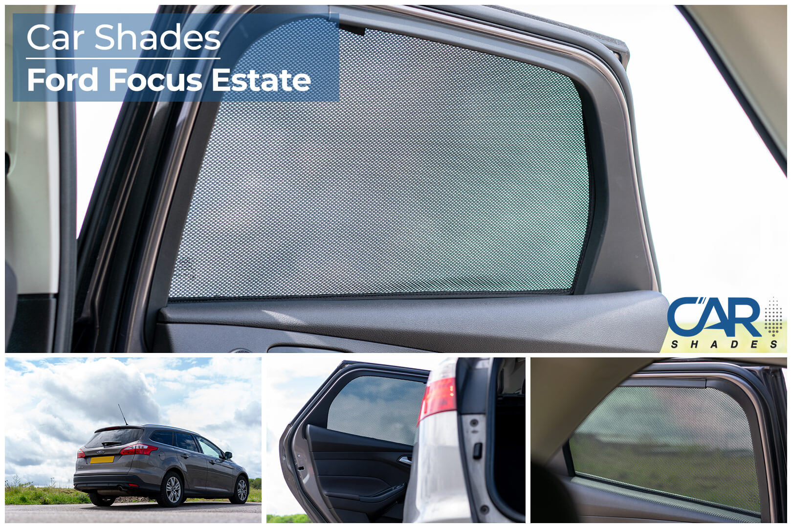 Car Shades - Rear Door Set