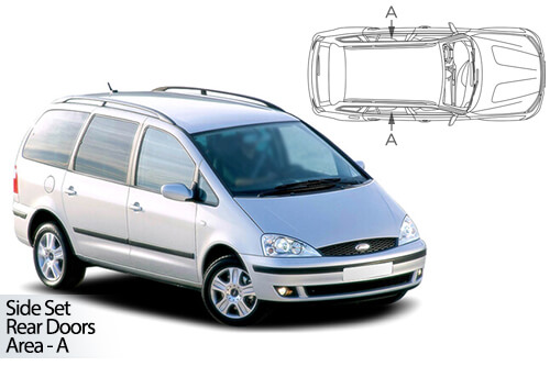 Car Shades Ford Galaxy 5dr 00-06 Rear Door Set