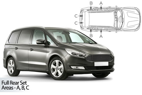Car Shades Ford Galaxy 5dr 15> Full Rear Set