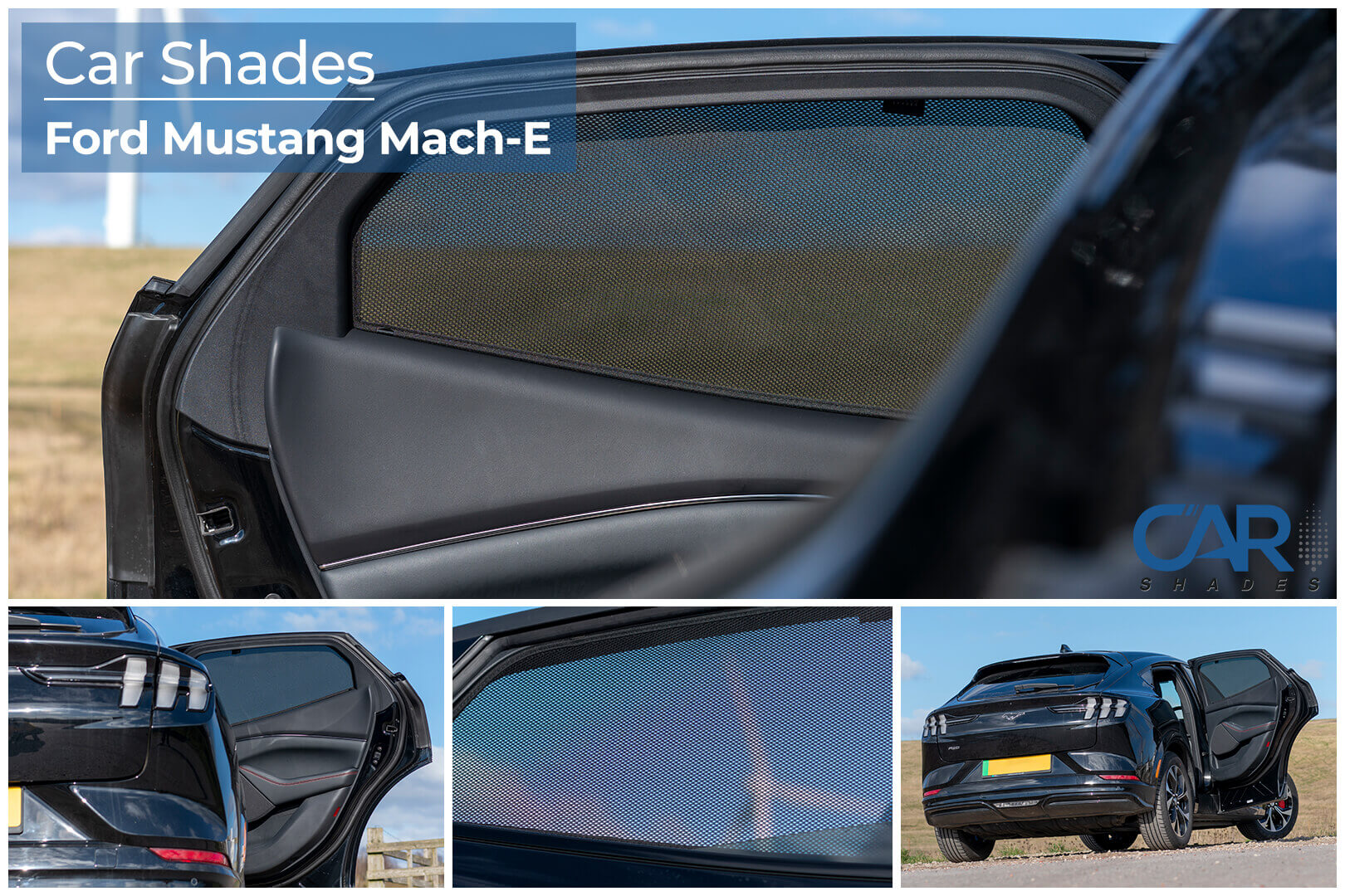 Car Shades - Rear Door Set