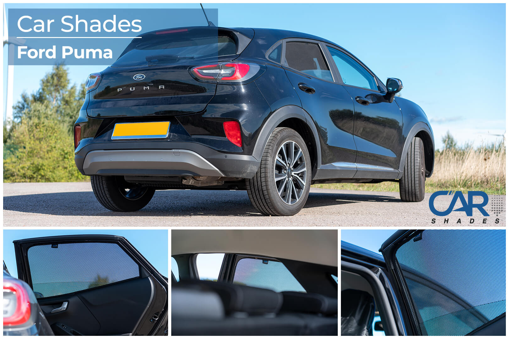 Car Shades - Rear Door Set