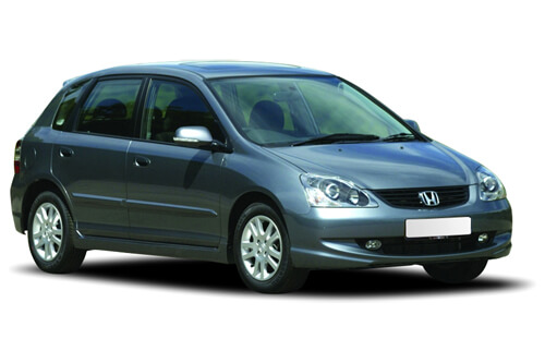 Car Shades Honda Civic 5 door 01-05 Full Rear Set