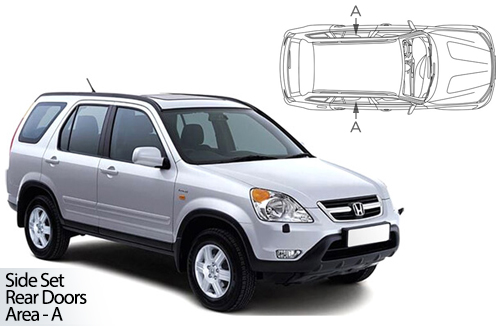 UV Privacy Car Shades - Honda CRV 5dr 01-06 Rear Door Set