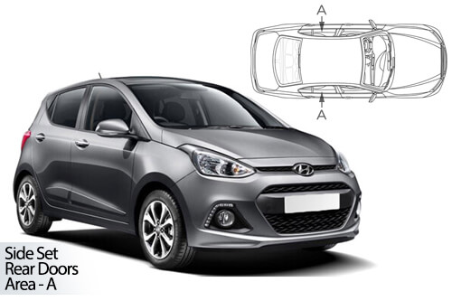 Car Shades Hyundai i10 5dr 13-19 Rear Door Set