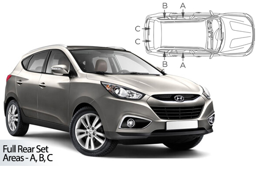 Car Shades Hyundai ix35 5 door 10-15 Full Rear Set