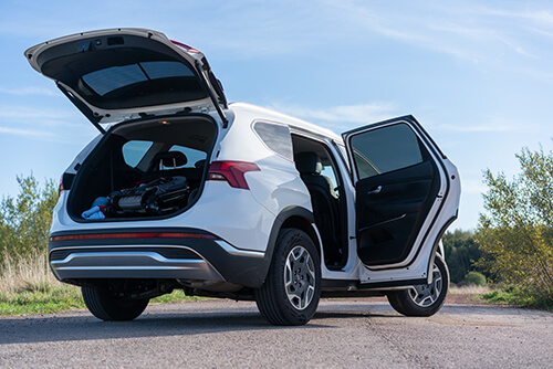 Car Shades - Hyundai Santa Fe 2018> Full Rear Set