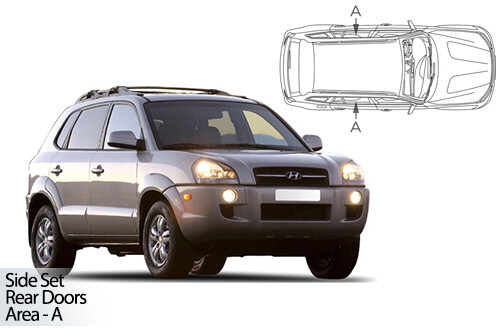 Car Shades Hyundai Tucson 5 door 05-09 Full Rear Set