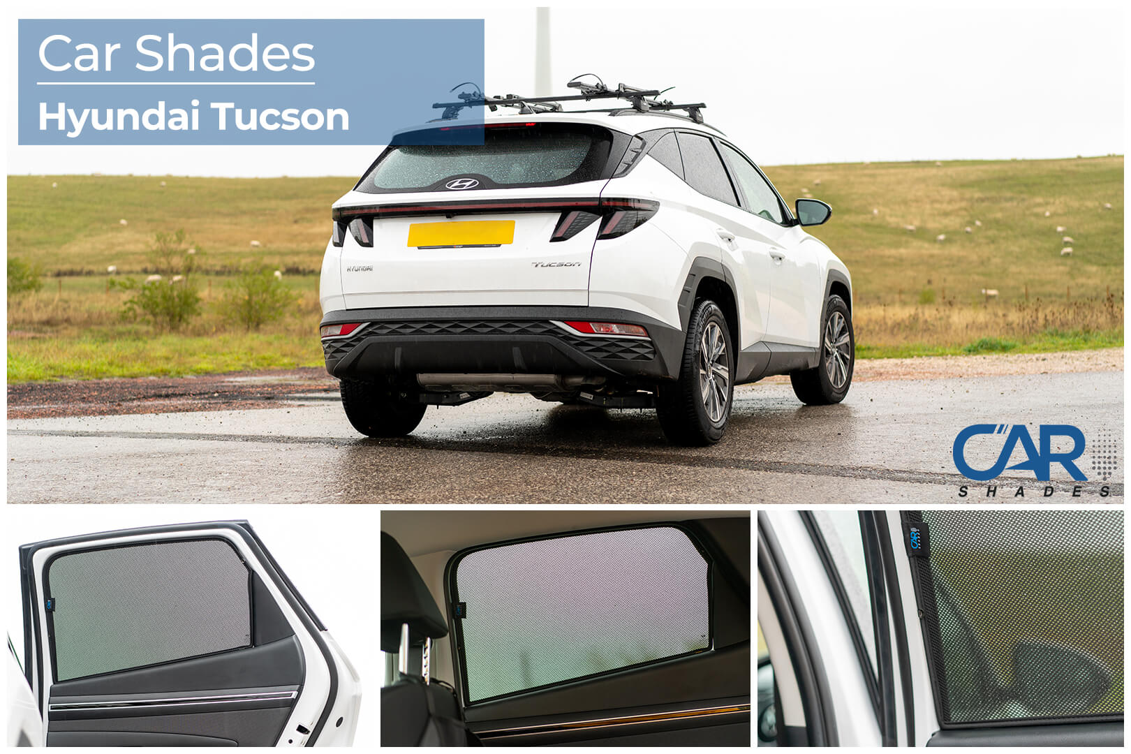 Car Shades - Rear Door Set