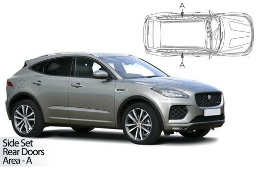 Car Shades - Jaguar E-Pace 2017> Rear Door Set