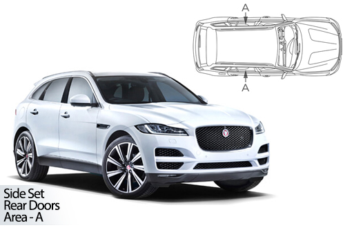 UV Privacy Car Shades - Jaguar F-Pace 2016> Rear Door Set