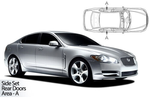Car Shades Jaguar XF 08-15 Rear Door Set