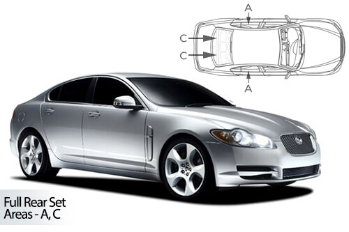 Car Shades Jaguar XF 08-15 Full Rear Set