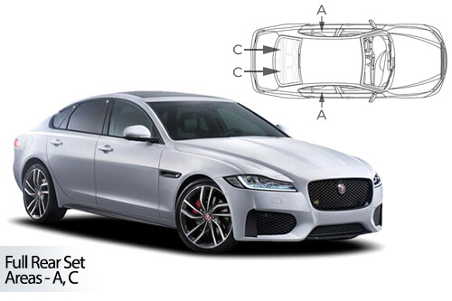 Car Shades Jaguar XF 4dr 15> - Full Rear Set