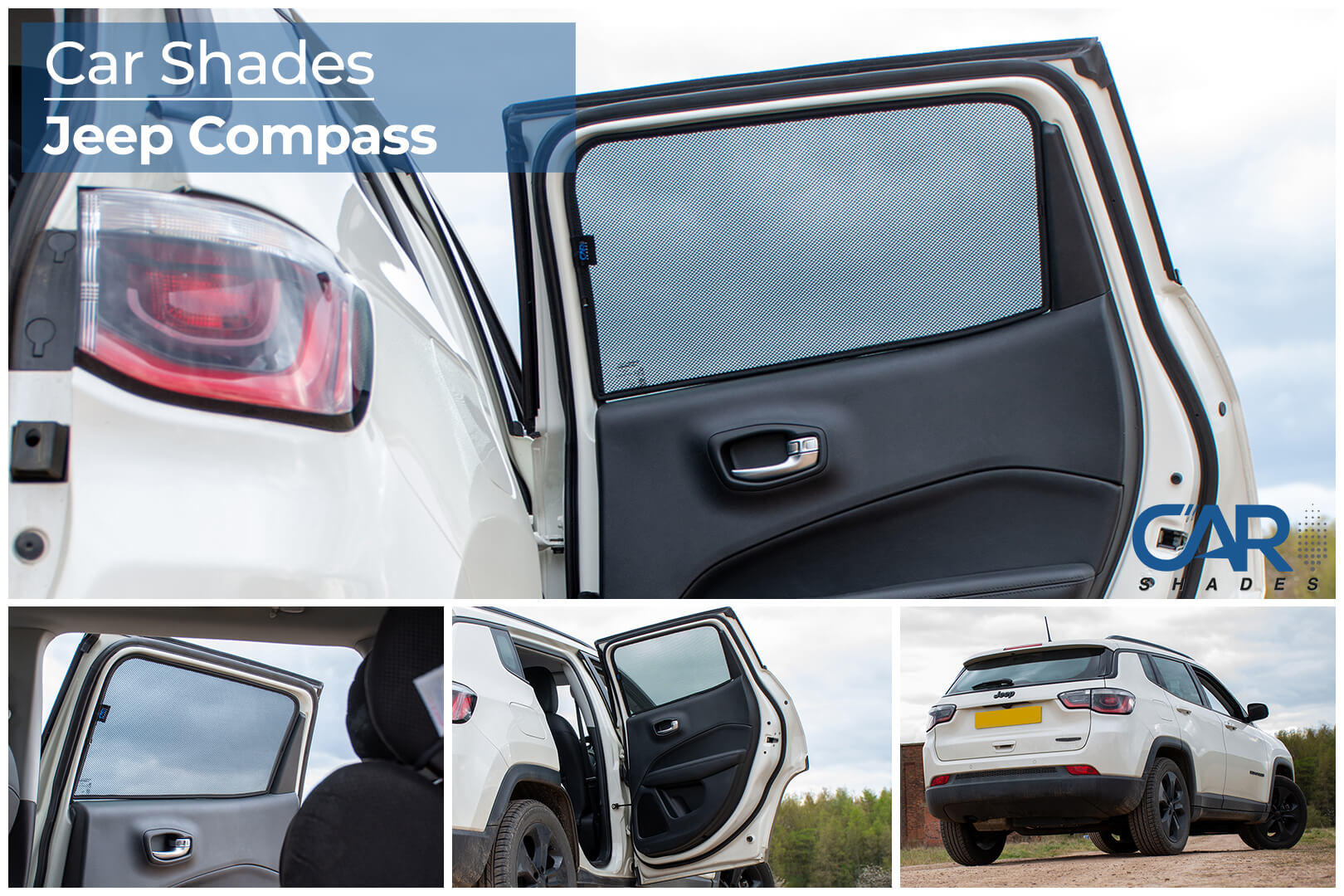 Car Shades - Rear Door Set