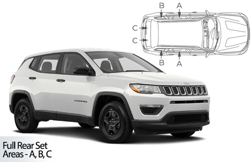 Car Shades - Jeep Compass 2018> Full Rear Set