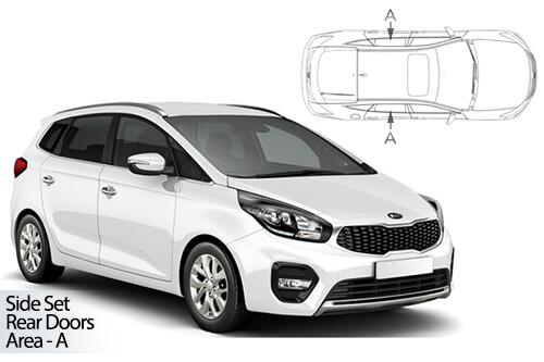 Car Shades Kia Carens 5dr 13-19 Rear Door Set