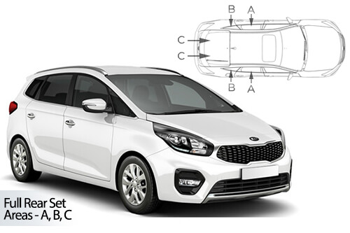 Car Shades Kia Carens 5dr 13-19 Full Rear Set