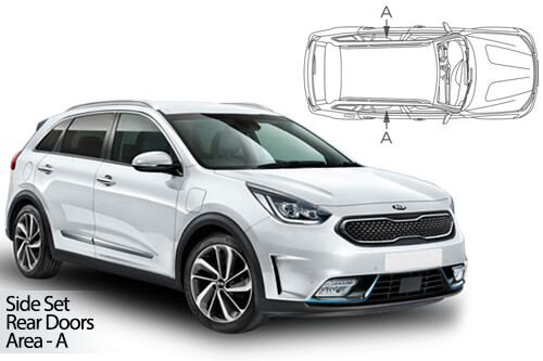 UV Car Shades - Kia Niro 5dr 2017-21 Rear Door Set