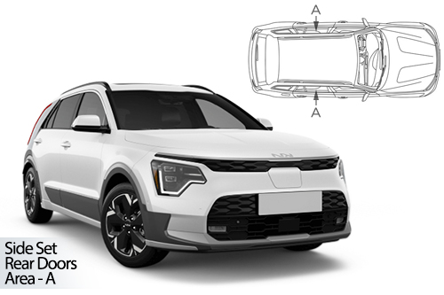 Car Shades - Kia Niro 5dr 2022> Rear Door Set