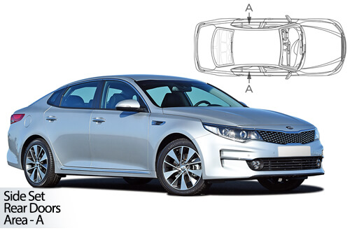 Car Shades Kia Optima 4dr 15-20 - Rear Door Set