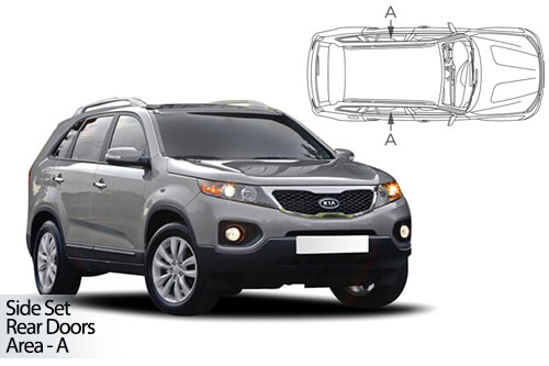 UV Car Shades - Kia Sorento 5dr 11-15 Rear Door Set