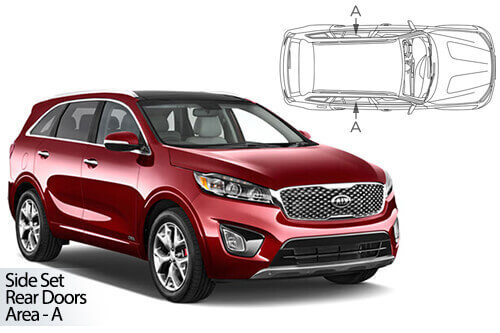 Car Shades Kia Sorento 5dr 15-20 Rear Door Set