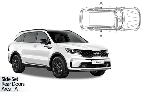 Car Shades - Kia Sorento 5dr 2021> Rear Door Set