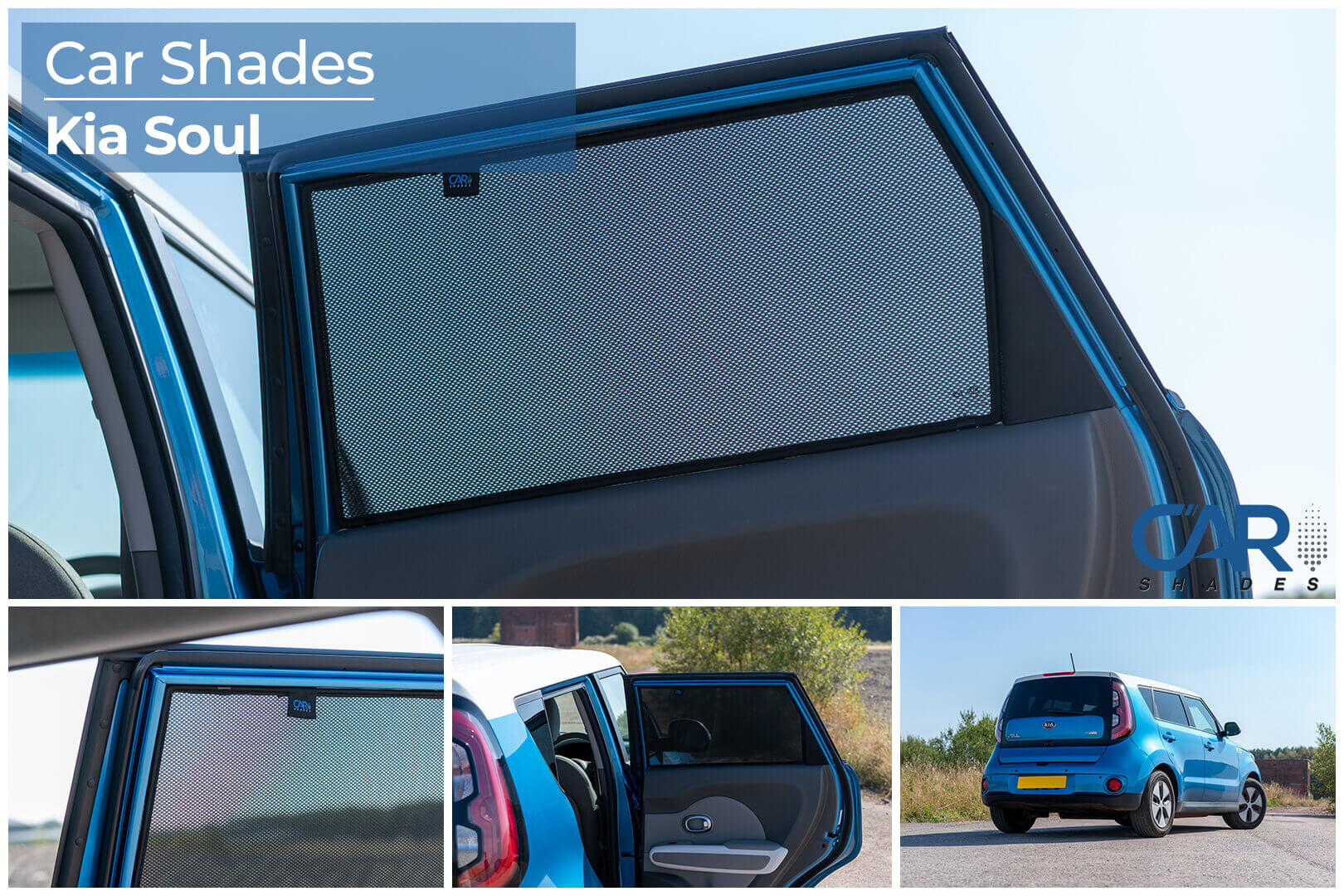 Car Shades - Rear Door Set