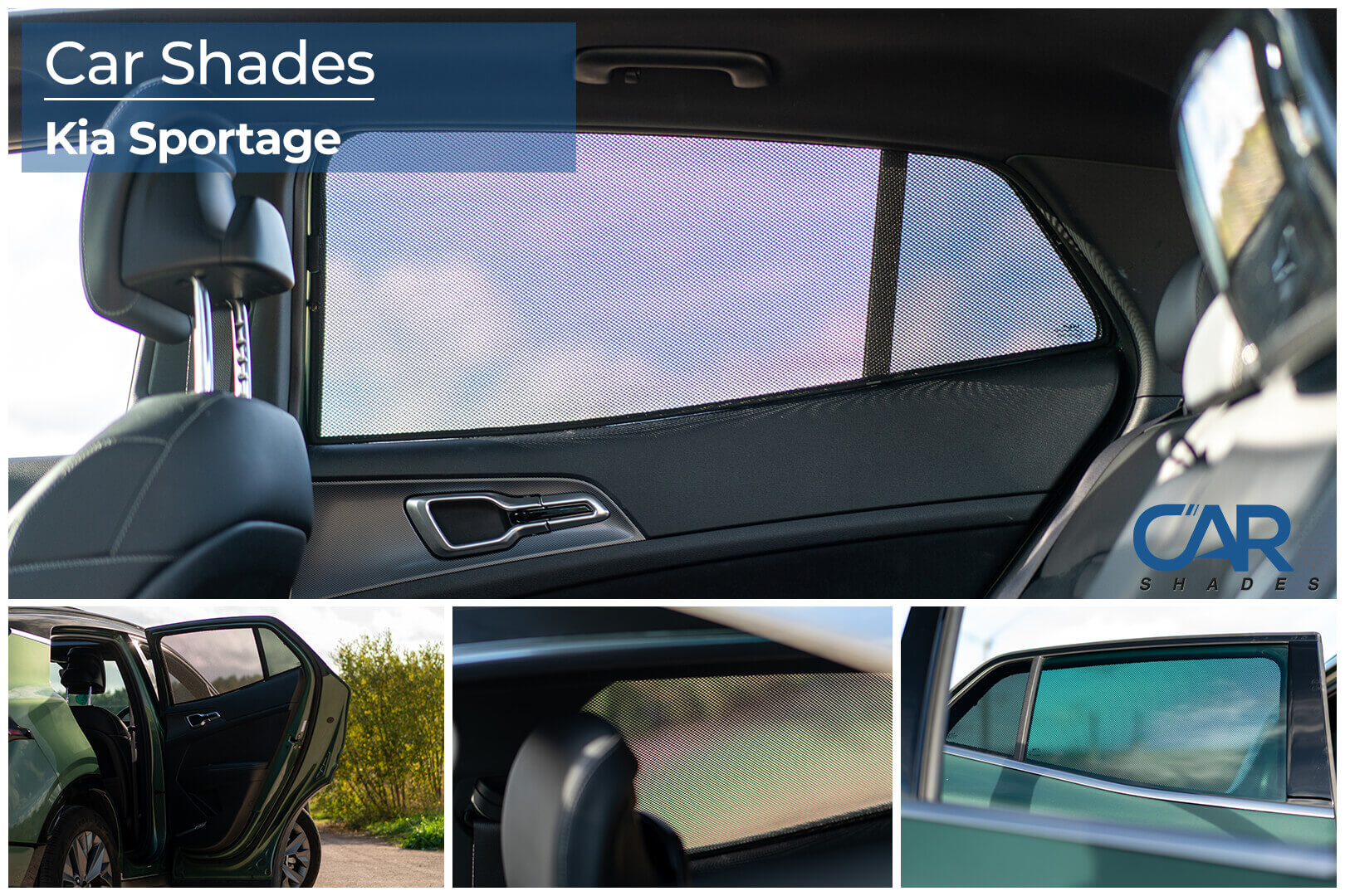 Car Shades - Rear Door Set