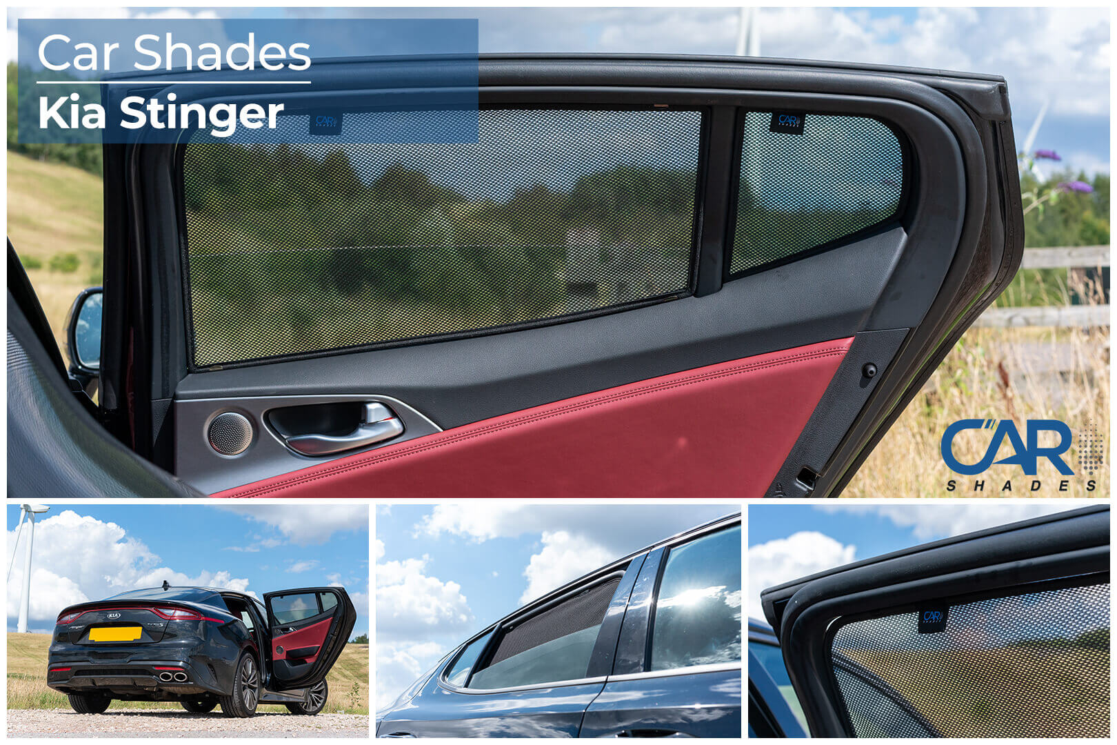 Car Shades - Rear Door Set